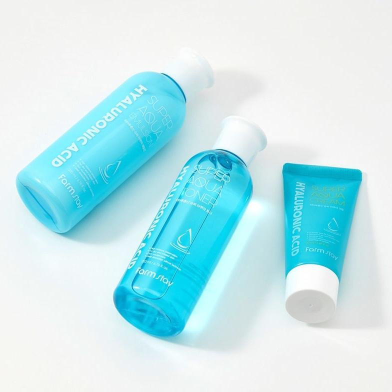 FARMSTAY HYALURONIC ACID SUPER AQUA SKIN CARE 3SET