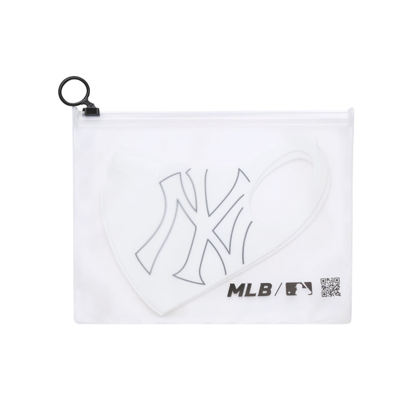 MLB 口罩 ( 大小NY字 )-白色