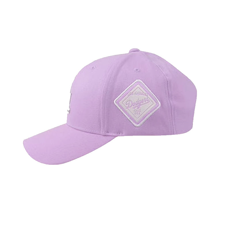 MLB 韓國 洛杉磯道奇隊棒球帽-淺紫色