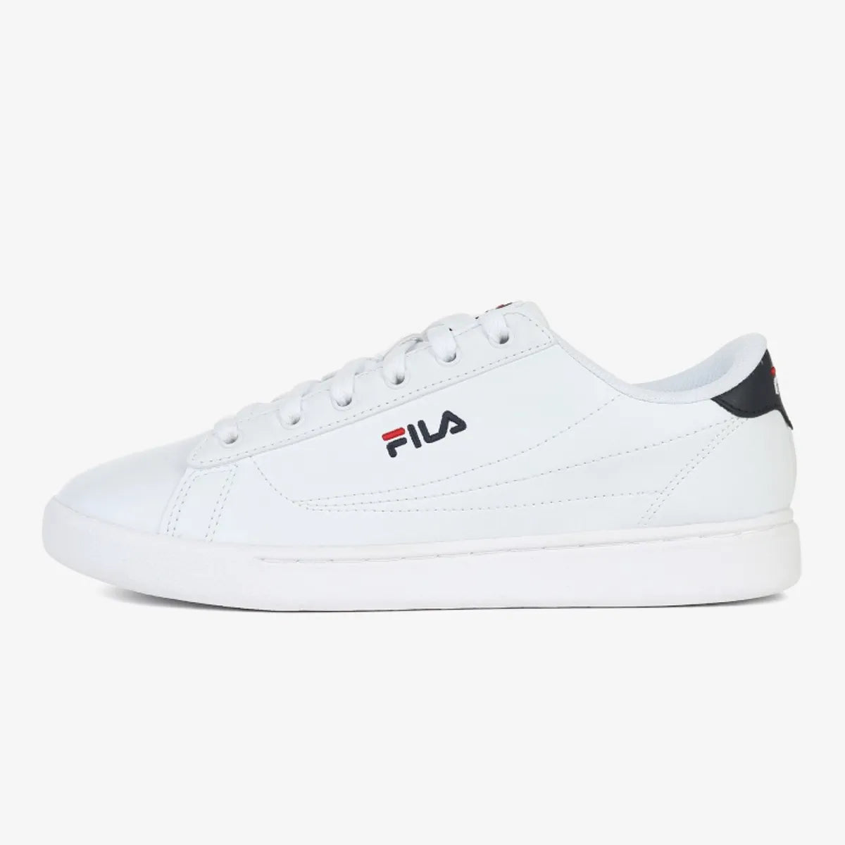 FILA COURT ACE 中性復古小白鞋-白色/藍色
