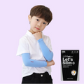 Let's Slim 小童手冰袖-均碼(26~27cm)-粉藍