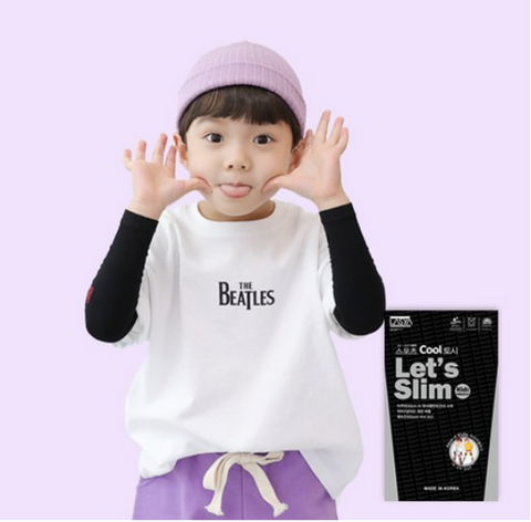 Let's Slim 小童手冰袖-均碼(26~27cm)-黑色