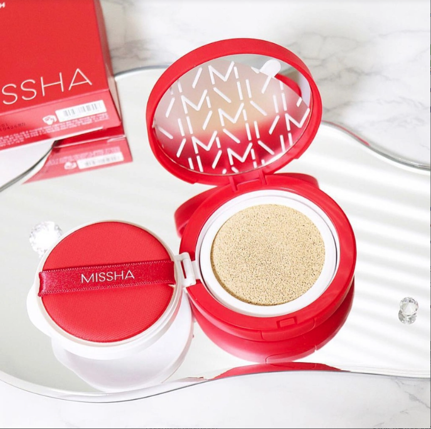 MISSHA 謎尚-紅絲絨完美遮瑕氣墊 15g-No.21 (202512)