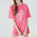 MLB 粉色T恤 NEW YORK YANKEES BIG BALL CHUNKY（31TS08031-50P）