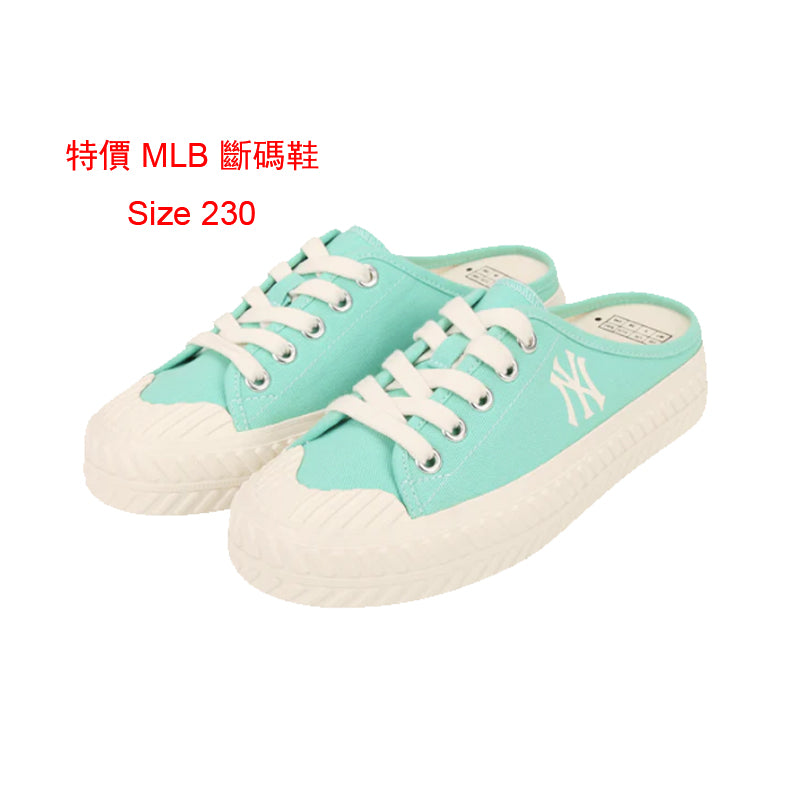 MLB PlayBall Origin Mule LA Dodgers Mint 半拖餅乾帆布鞋-薄荷綠
