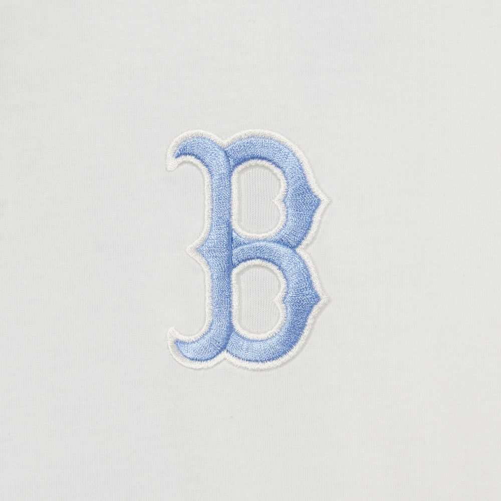 MLB 男女同款 背後大Logo短袖T恤 Illusion系列 波士頓紅襪隊 （3ATSU2033-43WHS）