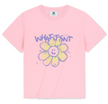 WHAT IT ISNT 粉色黃花T恤（MG2402ST65）