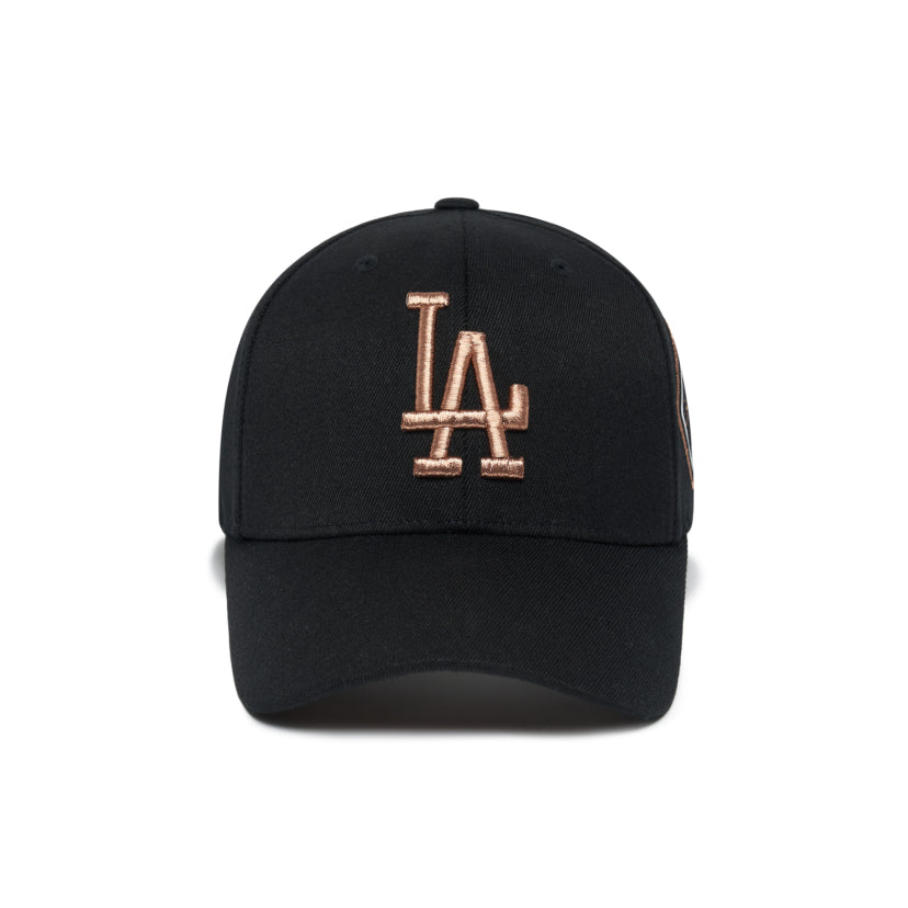 MLB 韓國 洛杉磯道奇隊棒球帽-黑金色