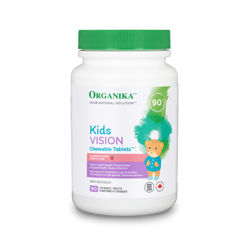 ORGANIKA - Kids Vision Chewable Tablets （加拿大）兒童眼睛視力健康營養咀嚼片 (90粒裝)#202412