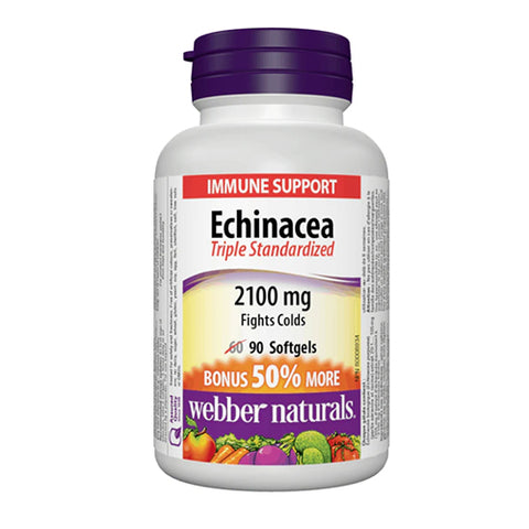 WEBBER NATURALS - 加拿大 Echinacea 有機紫錐花精華 2100mg (90粒)#202705