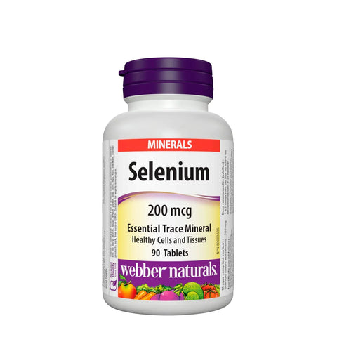 WEBBER NATURALS - 加拿大 Selenium 天然硒元素片 200mcg (90粒)#202701