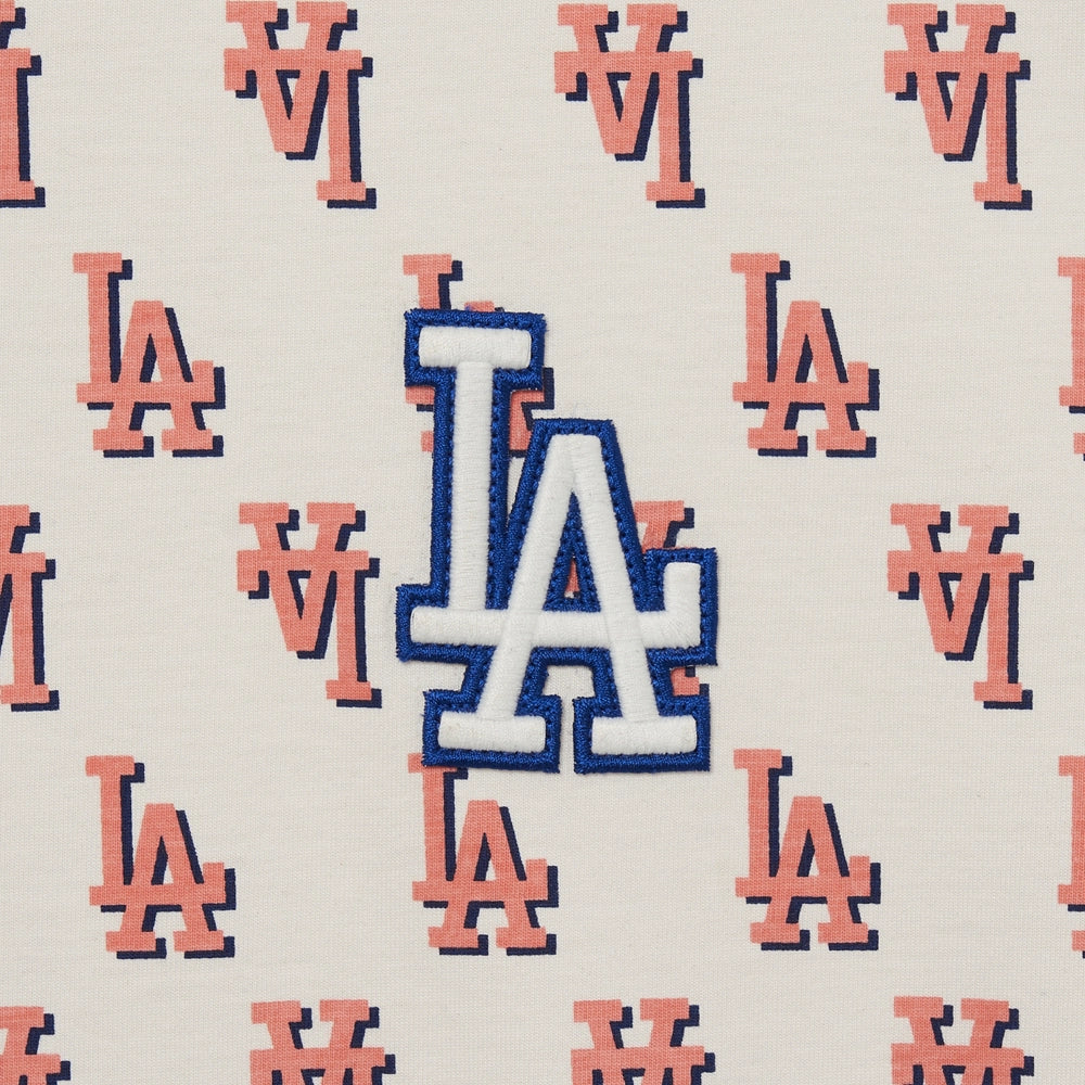 MLB 短袖T恤-洛杉磯道奇隊奶油色（3ATSM1133-07CRS）