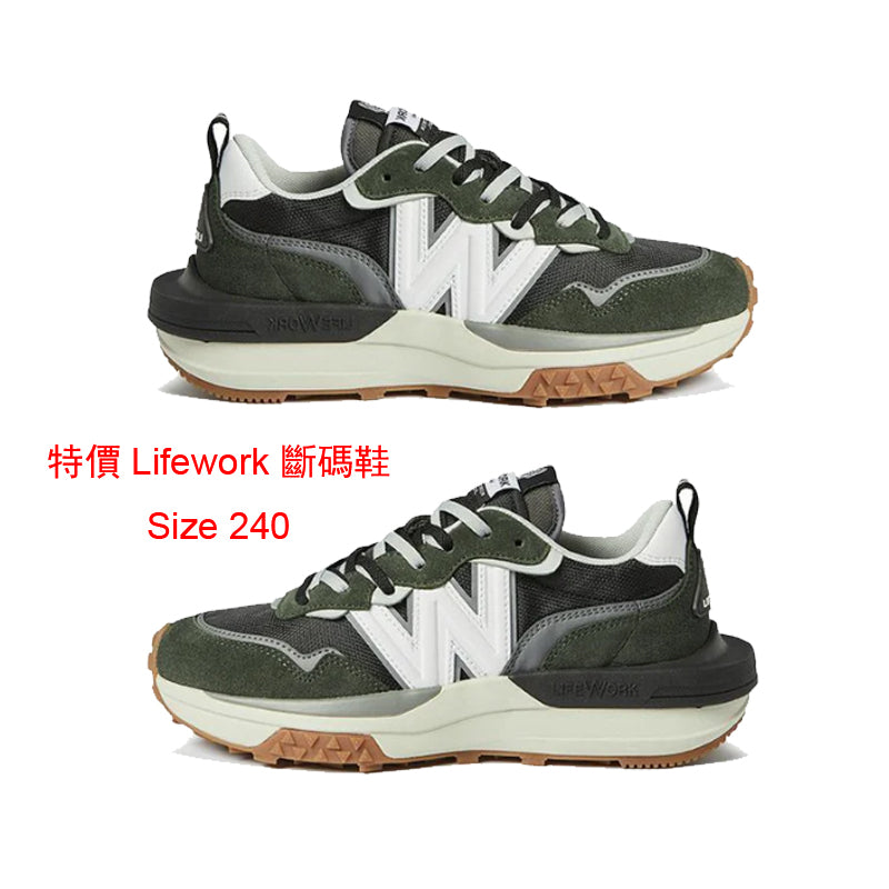 LifeWork Spacerun 運動鞋-黑色（LW235SH307）