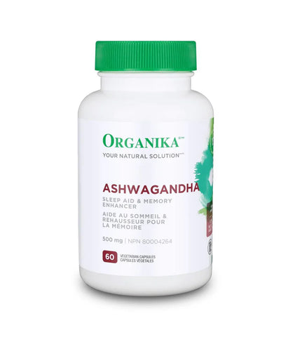 ORGANIKA - Ashwagandha (加拿大) 素食膠囊睡眠補充劑 500mg（60粒裝）