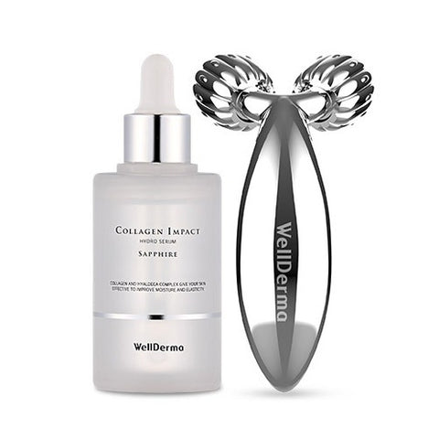 WellDerma夢蝸 - Collagen Beauty Care Serum & Roller（韓國）膠原蛋白美容護膚精華和滾輪套裝