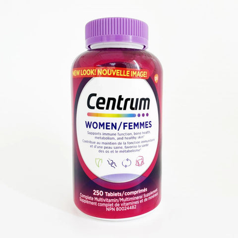 CENTRUM COMPLETE MULTIVITAMIN & MINERAL FOR WOMEN 250 TABLETS 美國善存 女仕綜合維他命/礦物質 250片