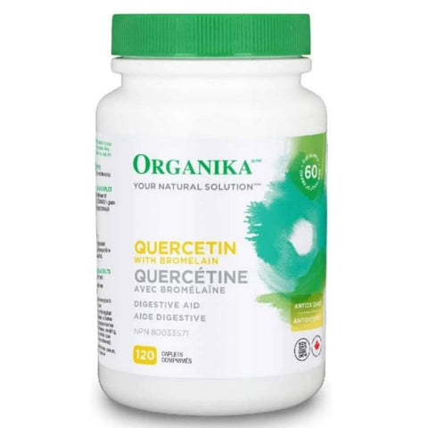 ORGANIKA奧加尼卡 - Quercetin With Bromelain（加拿大）洋蔥素+菠蘿酵素（120粒）