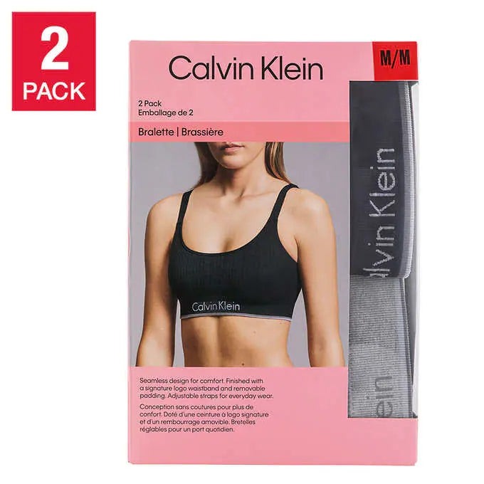 Calvin Klein 2-Pack Barlette 女裝內衣 (1盒2件)