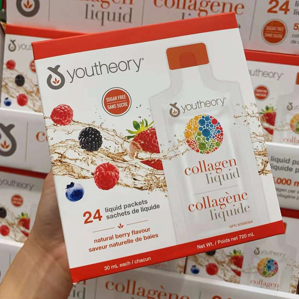 Youtheory 加拿大 Collagen Liquid 膠原蛋白液 30ml (3盒72包)