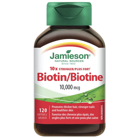 JAMIESON - Biotin 生物素軟膠囊 10,000微克(120粒)#202608